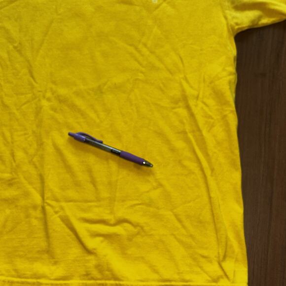 Eldon Don't Trip T Shirt Men Medium Yellow Mushrooms Psychedelic Festival Hippie - Picture 6 of 8